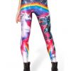 Original-Design estress Tattoo Leggings Galaxy Sterne Print Style Comic Destroy Graffiti Muster Galaxy