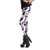 Glanz Leggings Leggins Legings Legins Hose Einhorn Motiv Motivlegging