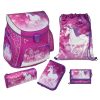 Scooli Campus Fit Schulranzen Set Einhorn, 5-tlg